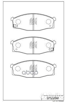 Колодки D1220M Kashiyama