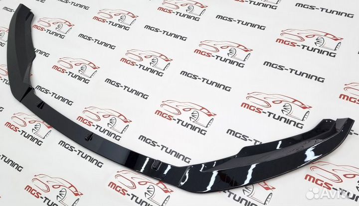 Губа переднего бампера Skoda Superb B8 15-19