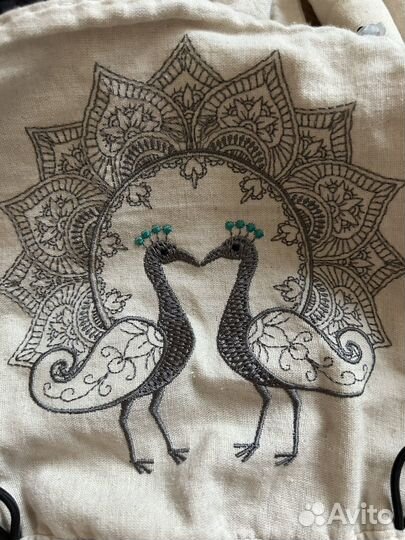 Слинг льняной для малышей