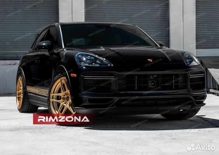 Кованые диски R22 на Porsche Cayenne