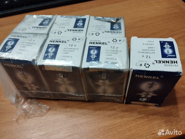 Лампа галогеновая Henkel H4 12v