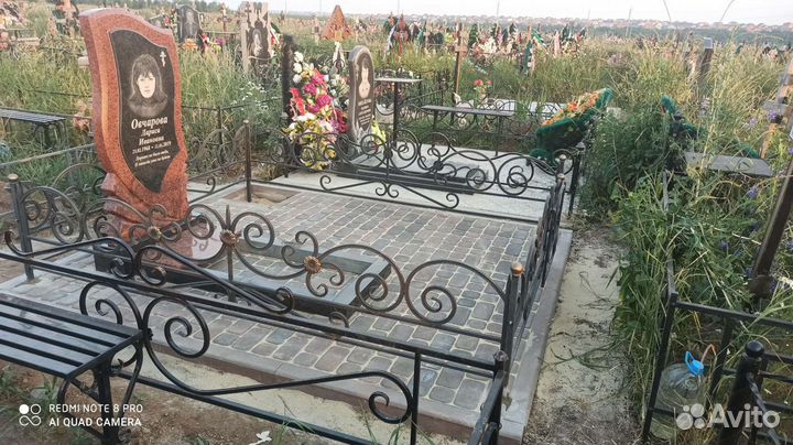 Памятники. Благоустройство захоронений