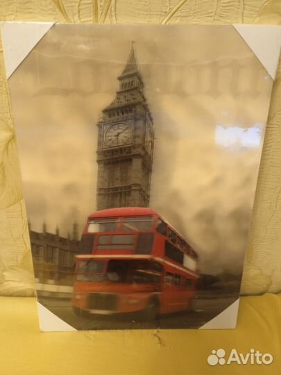 Картина в детскую с 3 D эффектом 2 шт