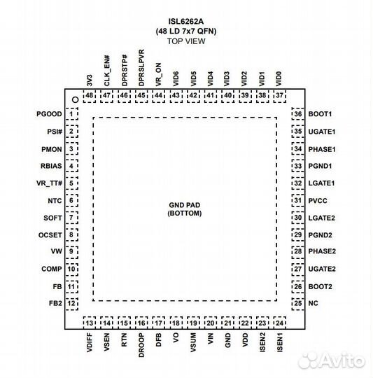 Микросхема ISL6262A