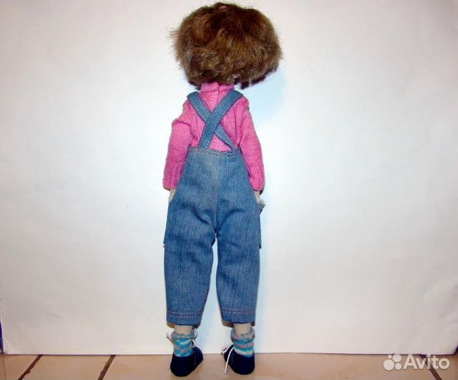 Интерьерная текстильная кукла Лора ручной работы