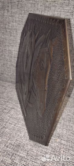 Панно чеканка Лошади