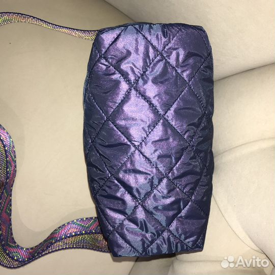 Сумочка новая фиолетовая кроссбоди нейлоновая