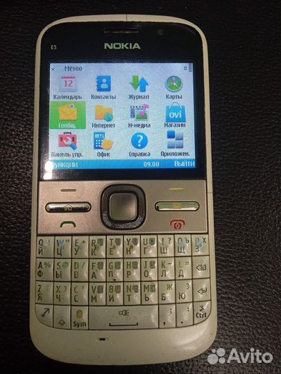 Nokia E5, 512 МБ