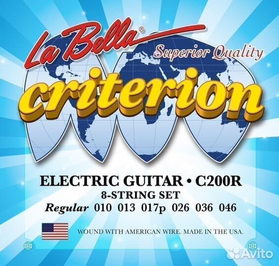 La Bella C200R Criterion 010-046 струны для электр