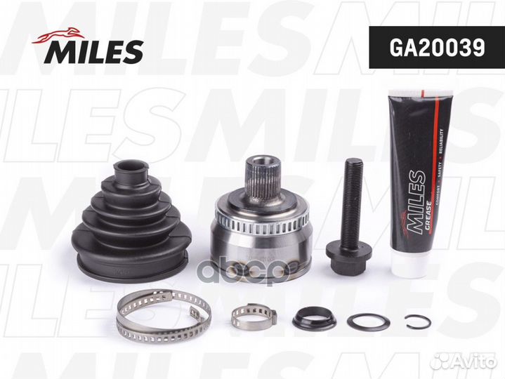 Шарнирный комплект, приводной вал GA20039 Miles
