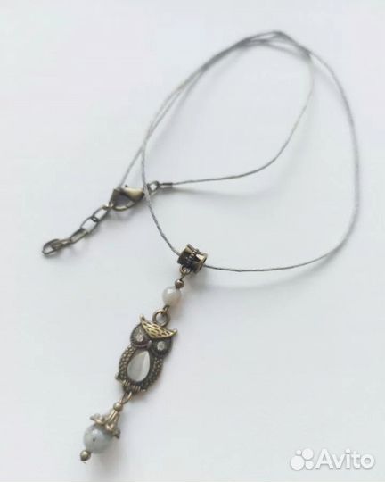 Кулон Сова лабрадор