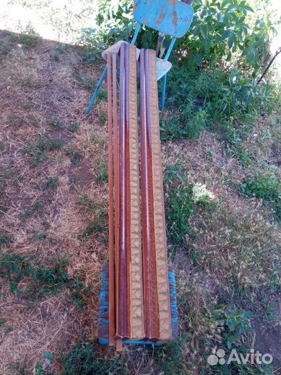 Пара старинных карнизов с лепниной бу