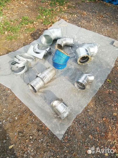 Элементы дымохода типа 