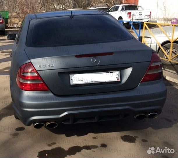 Задний бампер Wald Mercedes W211