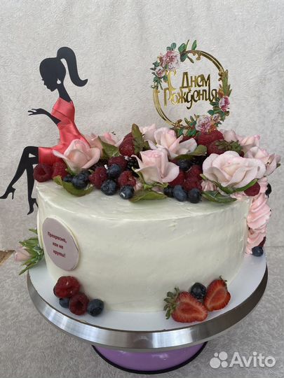 Сахарные и вафельные цветы-декор для тортов