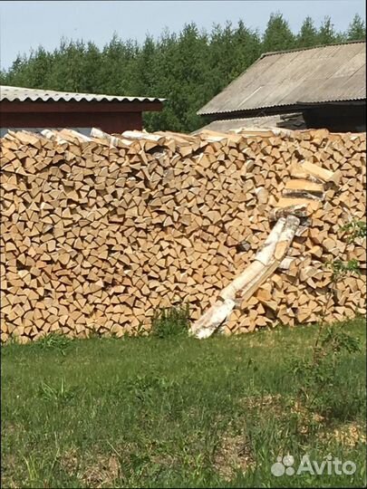 Дрова березовые колотые