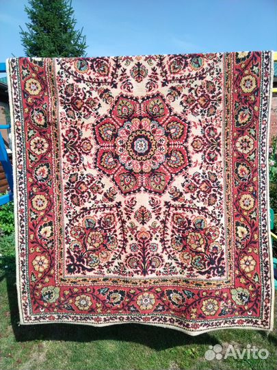 Ковер шерстяной СССР размер 2.0*1.36