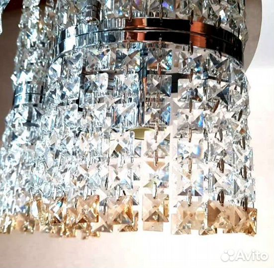 Люстра потолочная хрустальный новая/ К/Ш. 50890/5