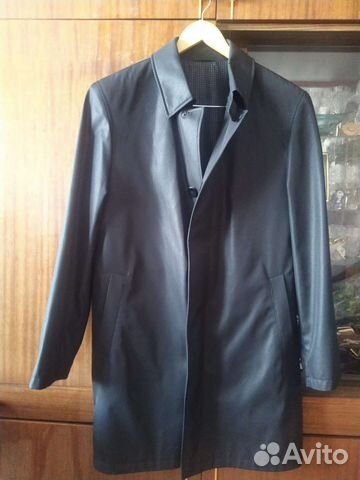 Плащ мужской, размер 52, демисезонный