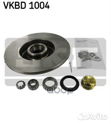 Подшипн. ступ. + торм. диск vkbd1004 Skf