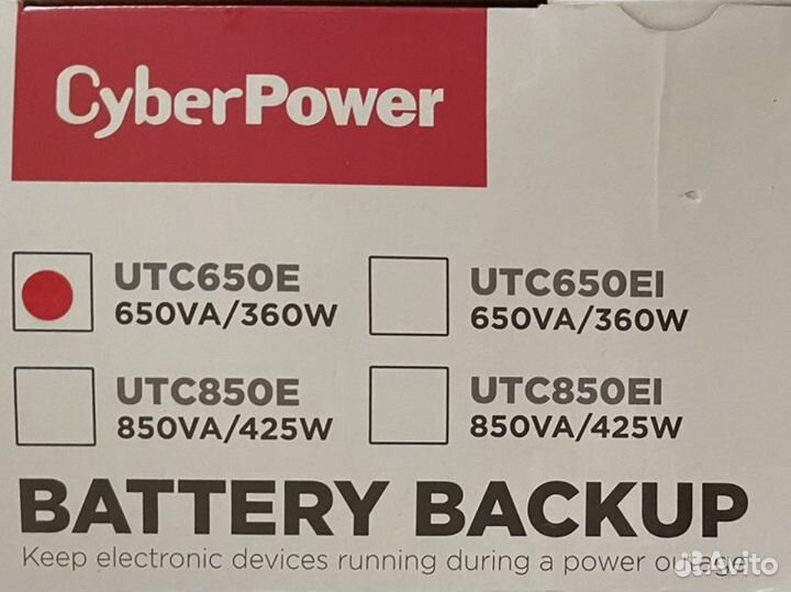 Источник бесперебойного питания Cyber power
