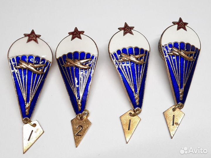 Знак парашютист СССР разовик