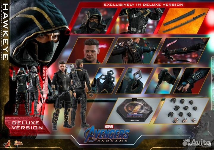 Hot toys Avengers Endgame Hawkeye Deluxe