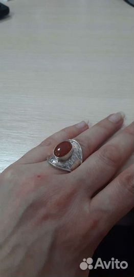 Серебряное кольцо Италия