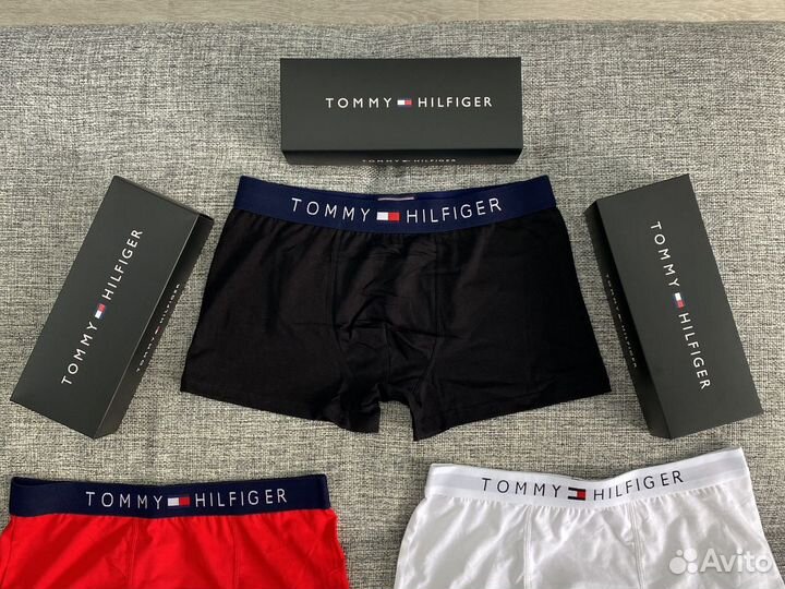 Трусы мужские tommy hilfiger 10 штук