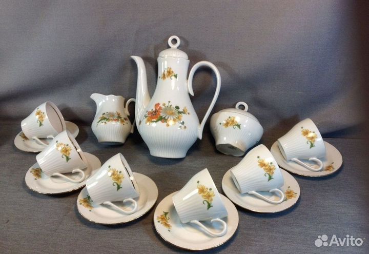 Кофейный фарфоровый сервиз jlmenau