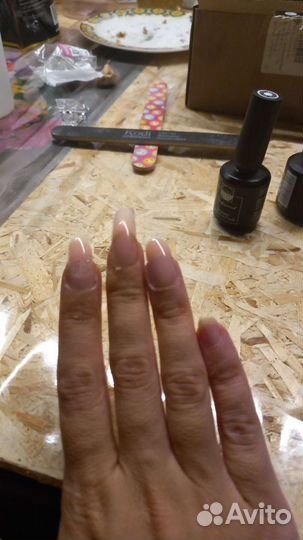 Наращивание ногтей на дому