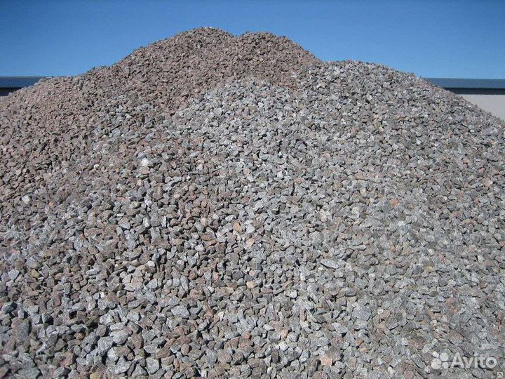 Щебень песок отсев пгс