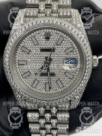 Часы Rolex Datejust 41mm 126300 Custom Diamonds