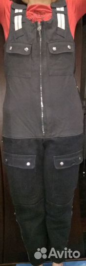 Комбинезон лётный замшевый меховой