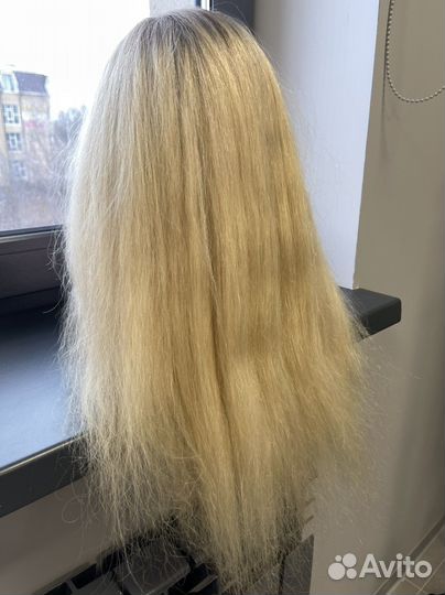 Манекен голова для причесок, Натуральные Волосы