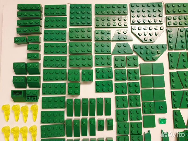 Lego technic лего детали зеленые поштучно