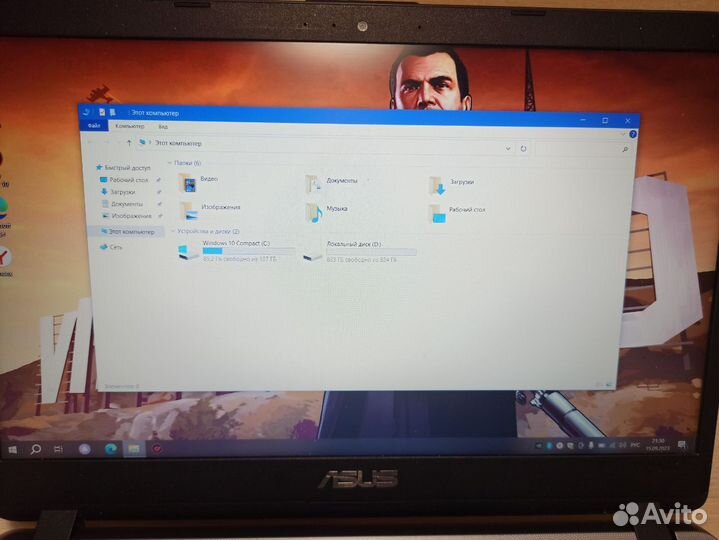 Игровой ноутбук Asus i3-6th/Full HD/nvidia/1000gb