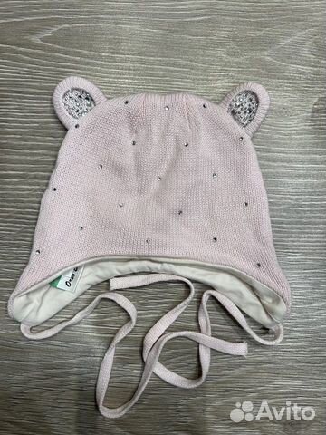 Шапочка для новорожденной девочки Orso Bianco