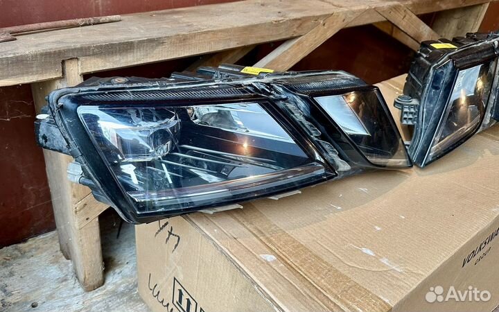 Фары Full LED Octavia a7 FL