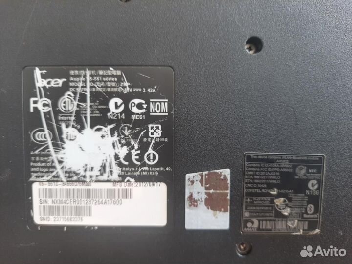 Acer aspire V5-551G