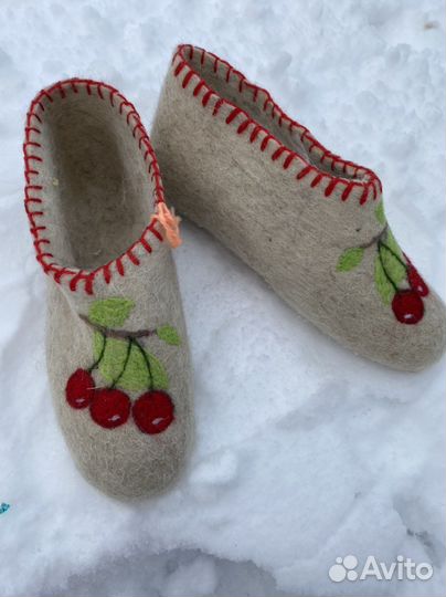 Тапочки натуральные