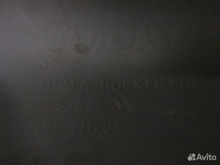 Накладка порога задняя левая Chevrolet Lacetti 200