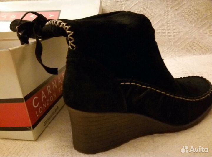 Сапоги замшевые Италия р 38