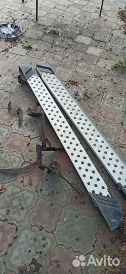 Подножки пороги на lexus rx