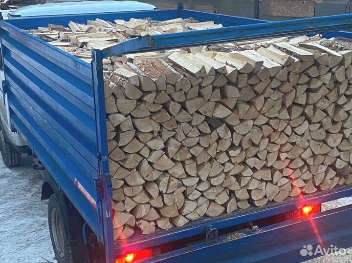 Дрова березовые. Колотые
