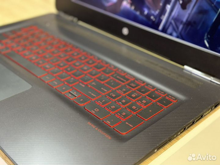 Игровой HP Omen 17.3.GTX 1070(8gb) Core i7-7700HQ