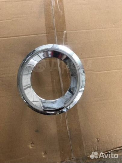 Накладки на туманки (ободки) Toyota Prado 150 с 20