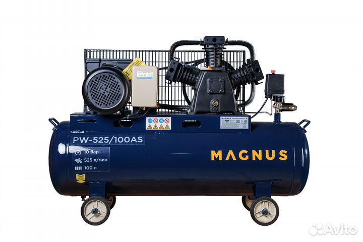 Компрессор воздушный Magnus PW-525/100аs