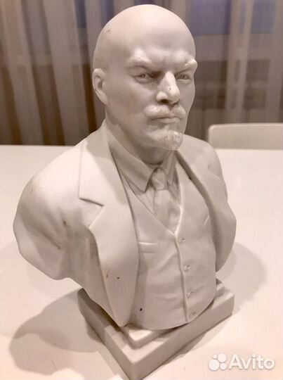 Бюст Ленина,Форфоровый завод лвз
