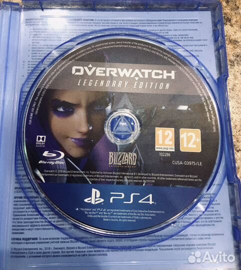 Игра для ps4 overwatch